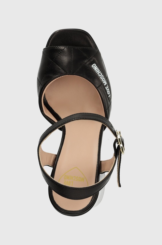 Love Moschino sandale de piele negru JA1607CG1IIE0000