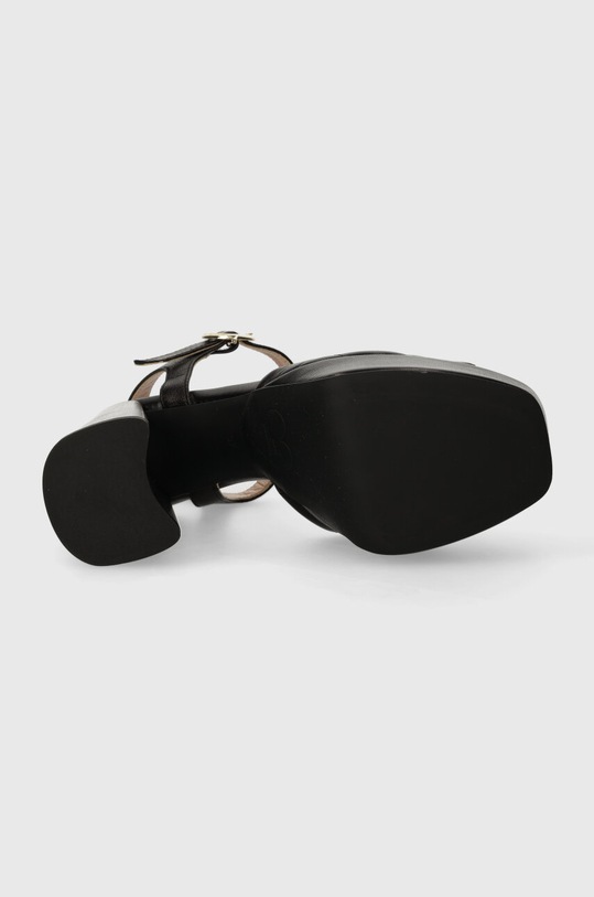 Love Moschino sandale de piele JA1607CG1IIE0000 negru