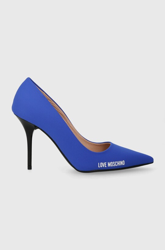 Love Moschino szpilki szpilka niebieski JA10089G1IIM0715
