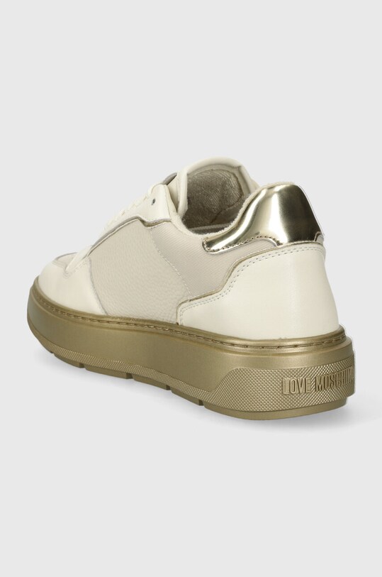 Obuwie Love Moschino sneakersy skórzane JA15204G1IJC290A beżowy
