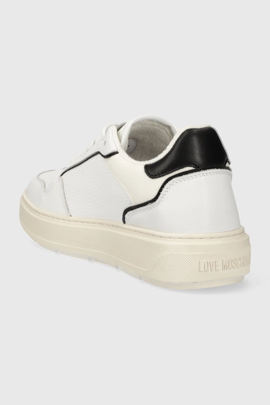 Încălțăminte Love Moschino sneakers din piele JA15204G1IJC110A alb