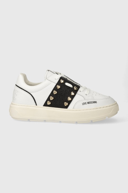 Love Moschino sneakers sintetic alb JA15284G1IJC510A