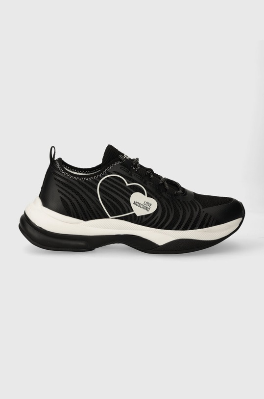 Love Moschino sneakers textil negru JA15315G1IIZX00C