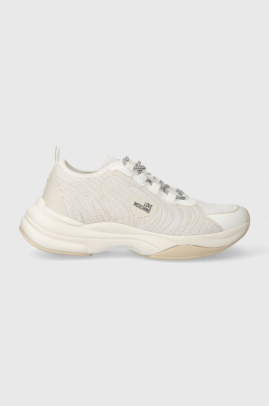 Tenisky Love Moschino textilní bílá JA15315G1IIZX10B