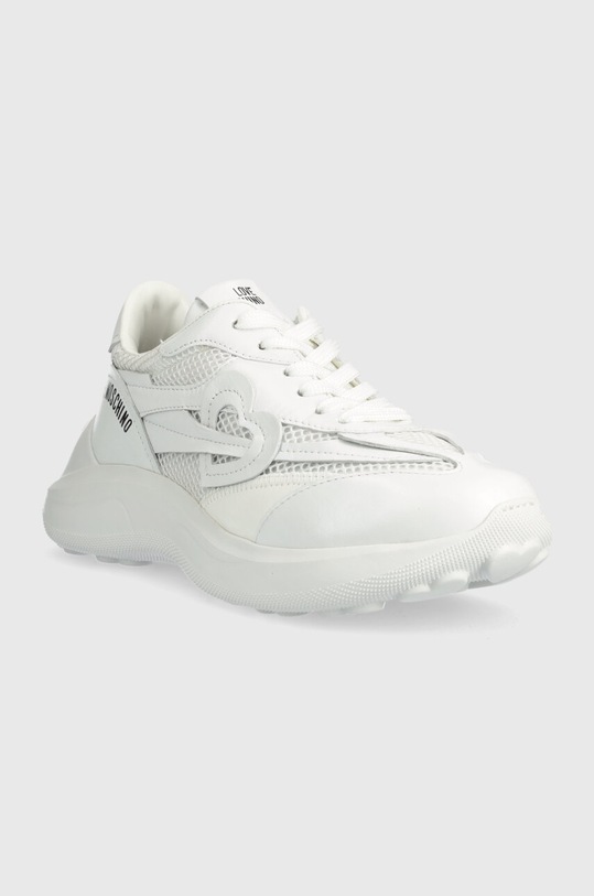 Love Moschino sneakers JA15366G1IIQA10A alb SS24