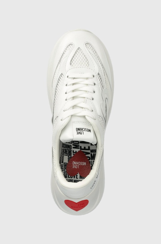 Love Moschino sneakers alb JA15366G1IIQA10A