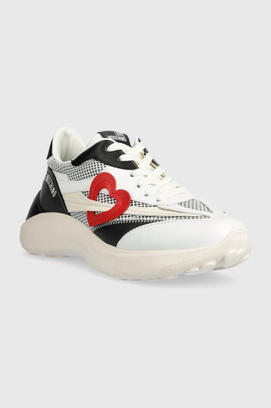 Love Moschino sneakers JA15366G1IIQA00A alb SS24