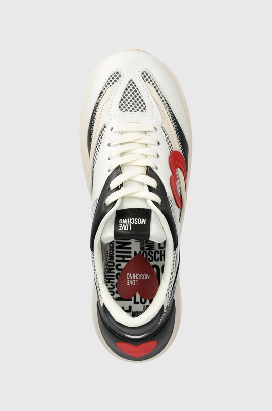 Love Moschino sneakers alb JA15366G1IIQA00A