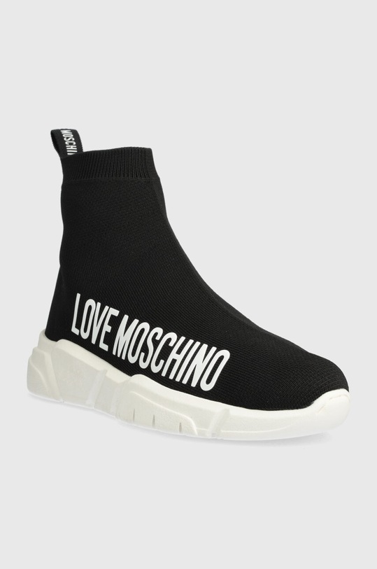 Love Moschino sneakers JA15433G1IIZ6000 negru SS24