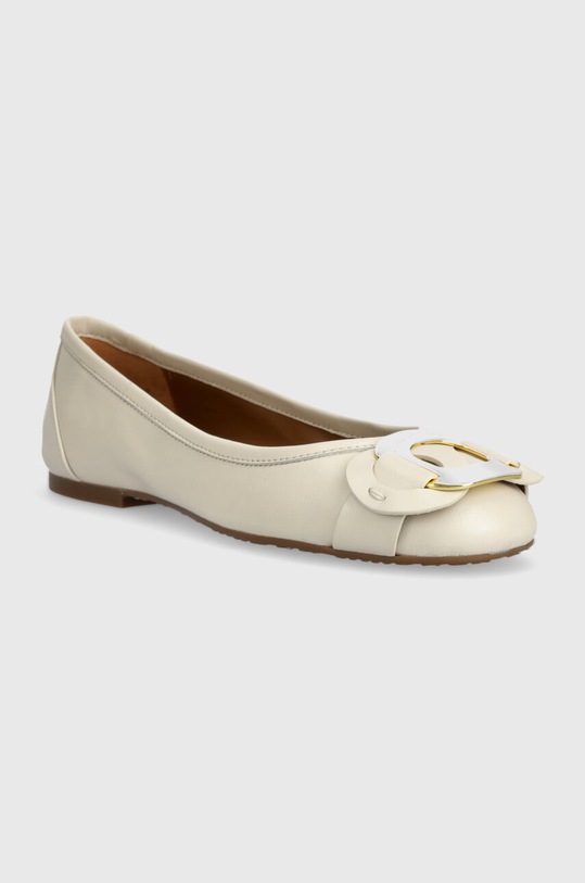 See by Chloé balerini de piele Chany SB40070A.139 bej SS24
