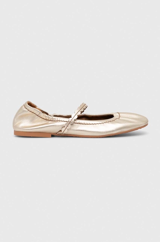 See by Chloé balerini de piele Kaddy aur SB42030A.056