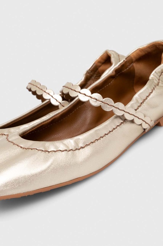 See by Chloé balerini de piele Kaddy aur SB42030A.056