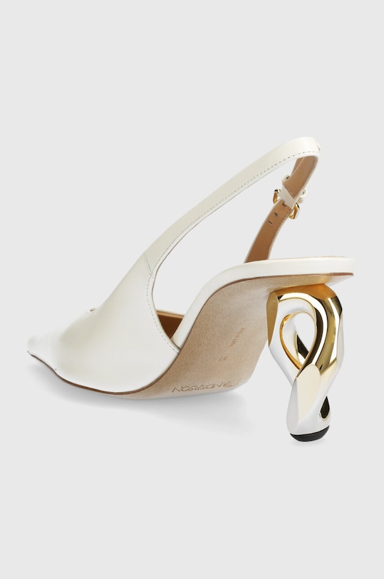 Obuća Kožne salonke JW Anderson Chain Heel ANW42055A.120 bež