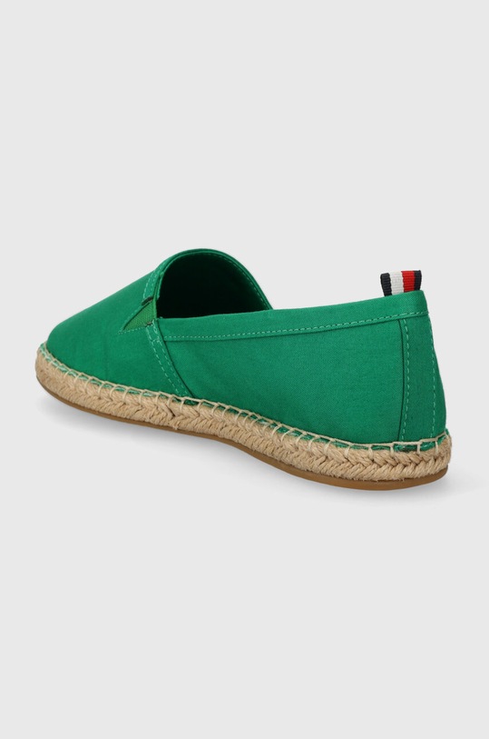 Obuwie Tommy Hilfiger espadryle BASIC TOMMY FLAT ESPADRILLE FW0FW06497 zielony