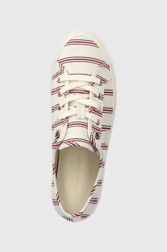 Tommy Hilfiger tenisówki VULC CANVAS SNEAKER SHIRTING beżowy FW0FW07672