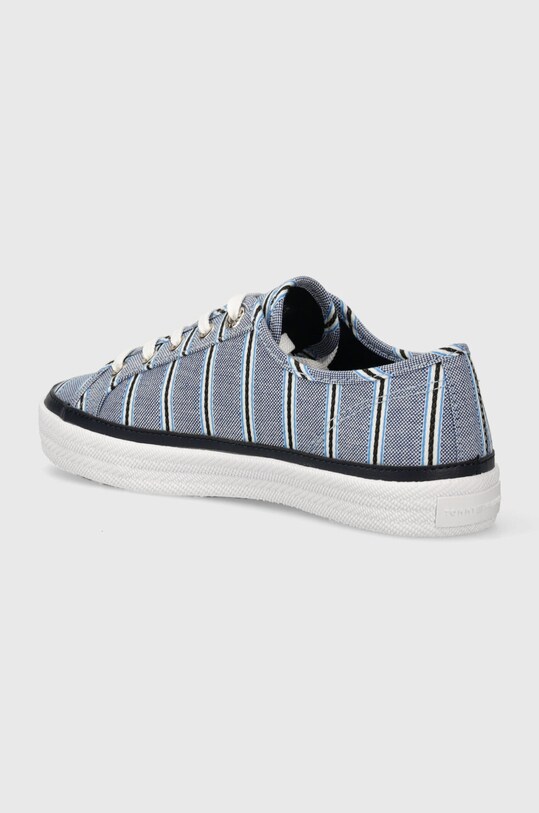 Взуття Кеди Tommy Hilfiger VULC CANVAS SNEAKER SHIRTING FW0FW07672 блакитний