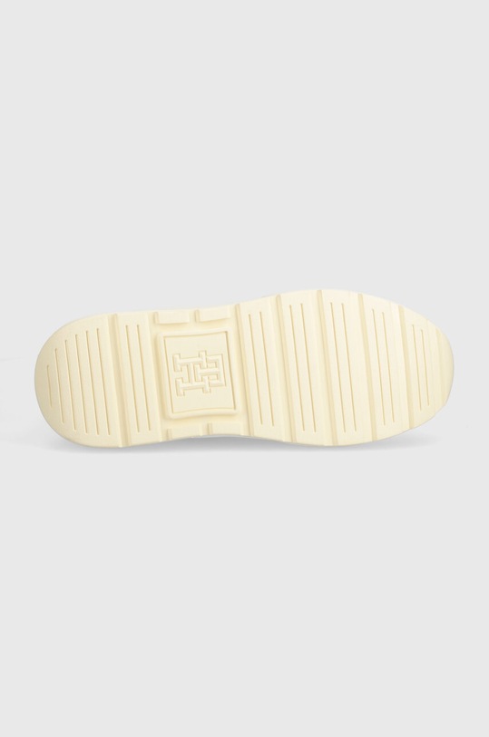 Tommy Hilfiger sportcipő FASHION CHUNKY RUNNER STRIPES FW0FW07674 bézs