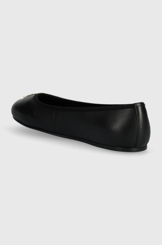 Boty Kožené baleríny Tommy Hilfiger TH LEATHER BALLERINA FW0FW07712 černá