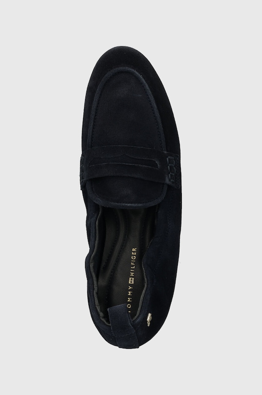 Замшевые мокасины Tommy Hilfiger TH SUEDE MOCCASIN тёмно-синий FW0FW07714