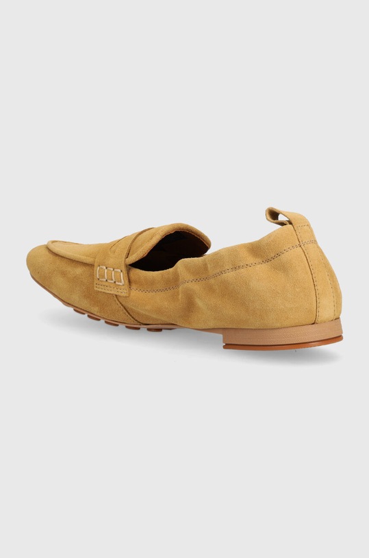 Încălțăminte Tommy Hilfiger mocasini din piele intoarsa TH SUEDE MOCCASIN FW0FW07714 bej