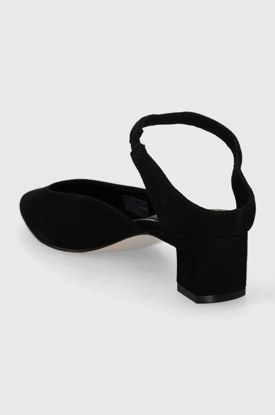 Boty Semišové lodičky Tommy Hilfiger TH POINTY MID HEEL LEATHER MULE FW0FW07718 černá