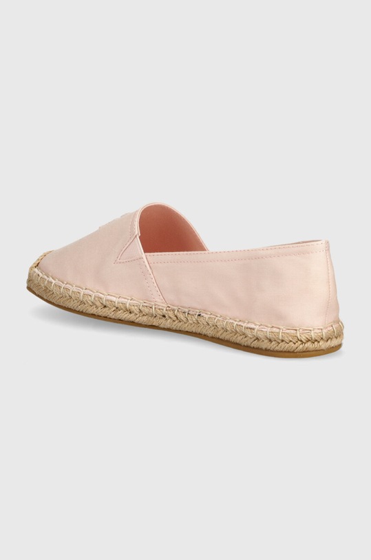Obuwie Tommy Hilfiger espadryle EMBROIDERED FLAT ESPADRILLE FW0FW07721 różowy