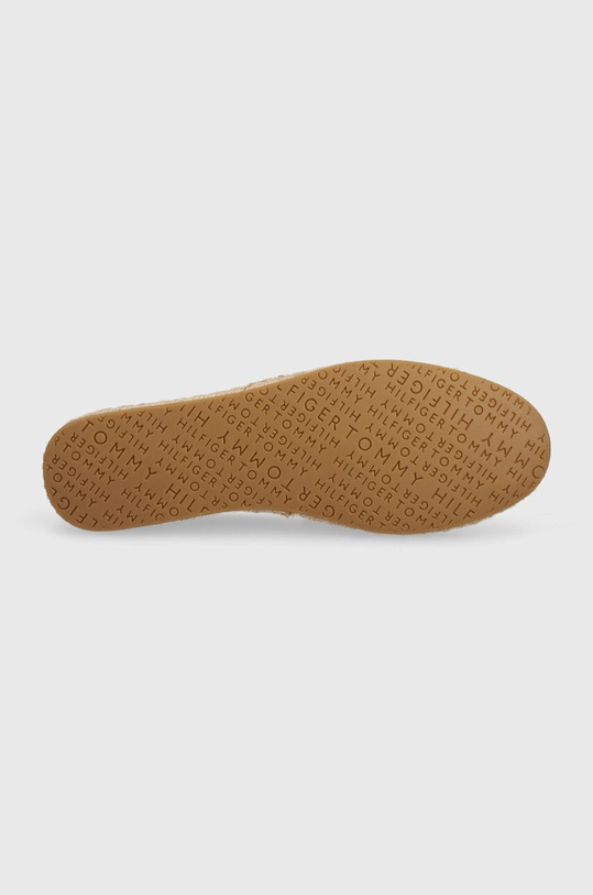 Tommy Hilfiger espadryle EMBROIDERED FLAT ESPADRILLE FW0FW07721 niebieski