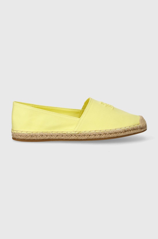 Tommy Hilfiger espadryle EMBROIDERED FLAT ESPADRILLE FW0FW07721 żółty SS24