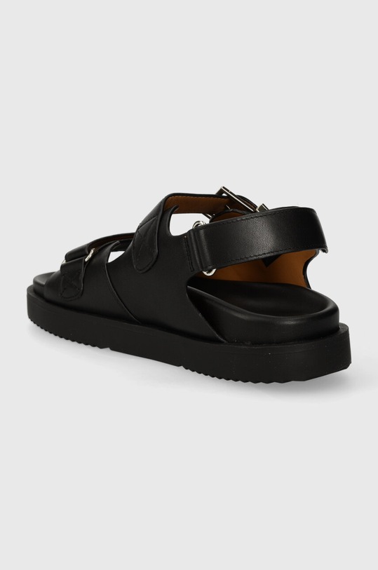 Взуття Шкіряні сандалі Tommy Hilfiger TH HARDWARE LTHR SPORTY SANDAL FW0FW07736 чорний