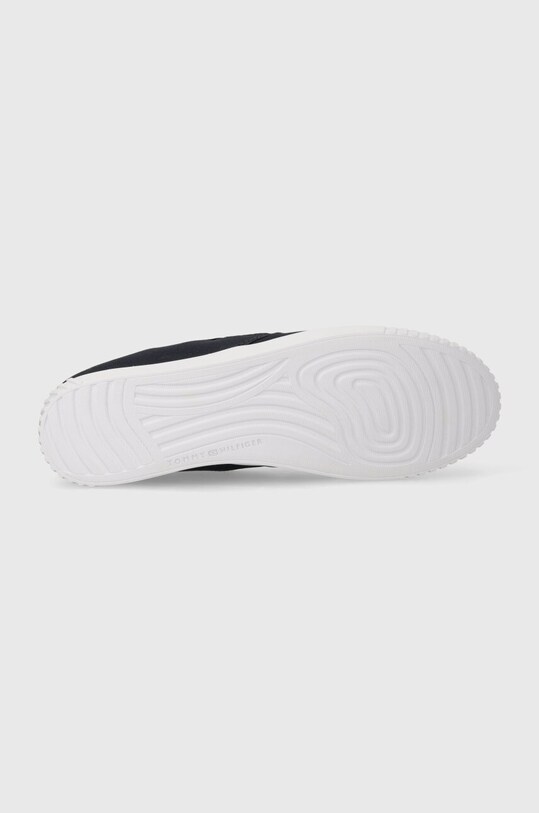 Tommy Hilfiger sportcipő CANVAS SLIP-ON SNEAKER FW0FW07806 sötétkék