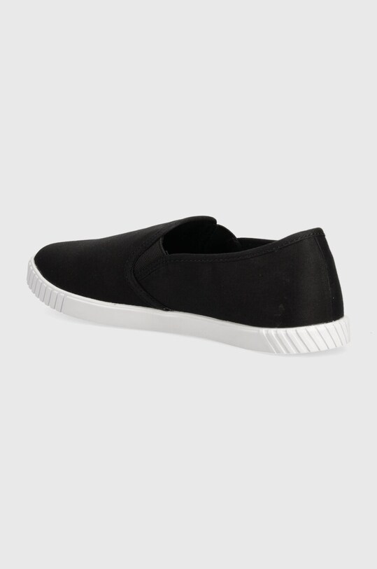 Взуття Кеди Tommy Hilfiger CANVAS SLIP-ON SNEAKER FW0FW07806 чорний