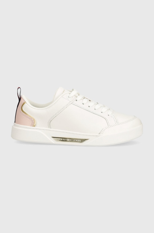 Кожаные кроссовки Tommy Hilfiger SPORTY CHIC COURT SNEAKER FW0FW07814 белый SS24