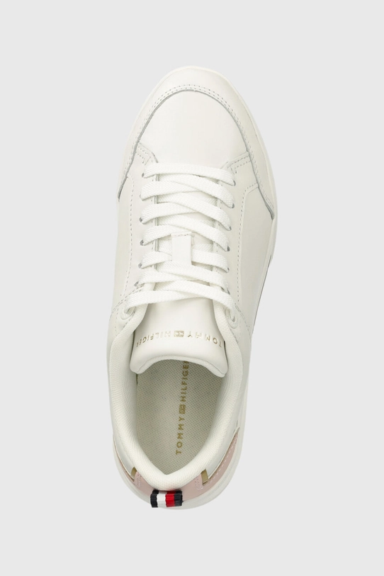 Tommy Hilfiger sneakersy skórzane SPORTY CHIC COURT SNEAKER biały FW0FW07814