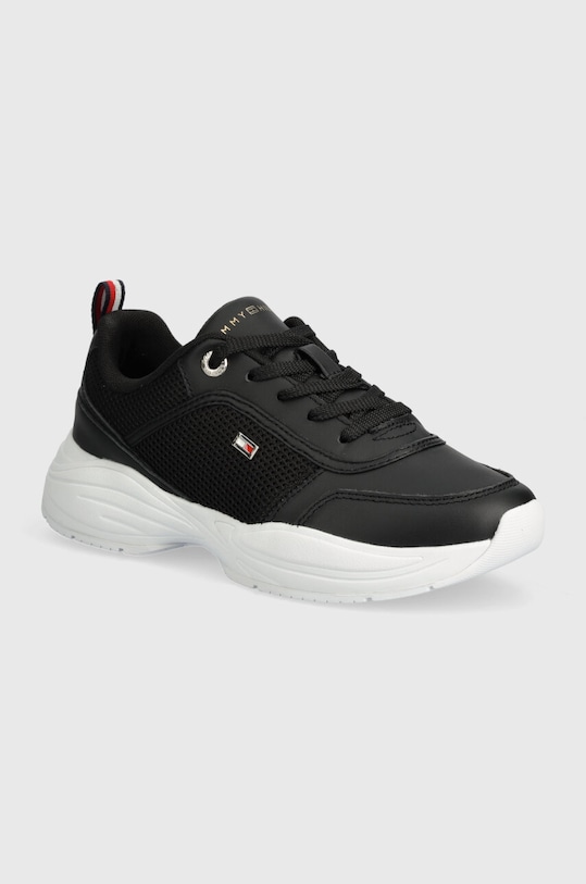 Sneakers Tommy Hilfiger CHUNKY RUNNER υφασμάτινο μαύρο FW0FW07818
