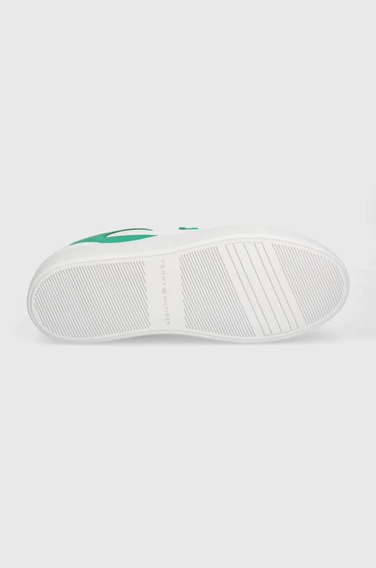 Шкіряні кросівки Tommy Hilfiger TH PLATFORM COURT SNEAKER FW0FW07910 білий