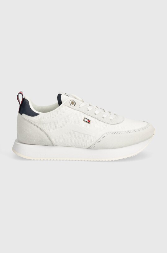 Tommy Hilfiger sneakers FLAG KNIT RUNNER FW0FW07916 alb SS24