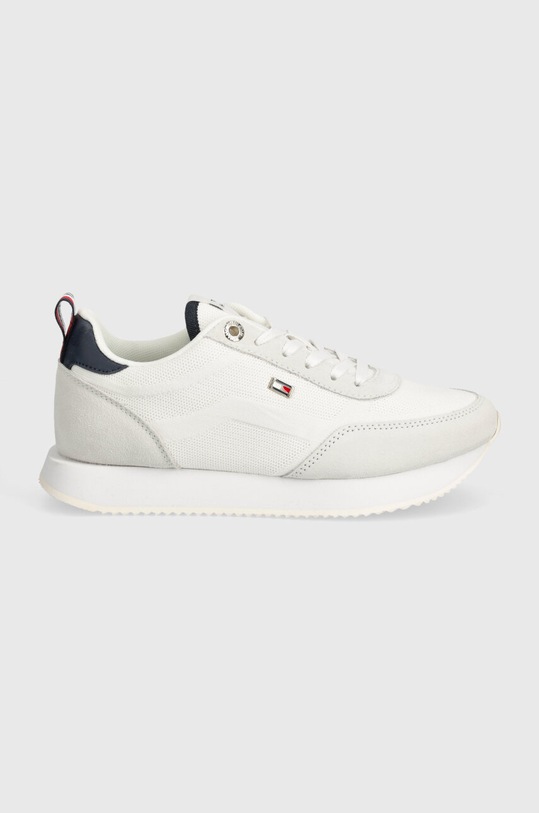 Sneakers Tommy Hilfiger FLAG KNIT RUNNER FW0FW07916 λευκό SS24