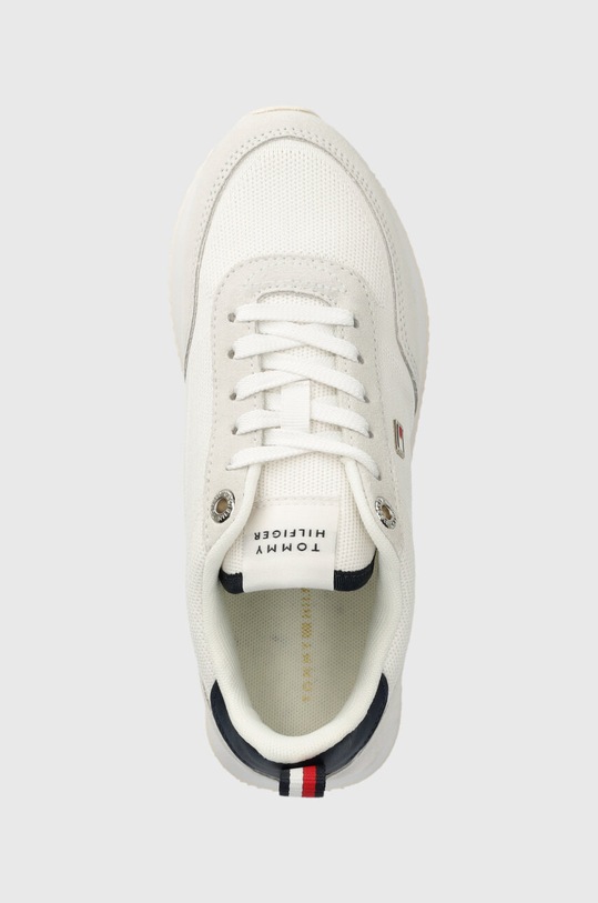 Sneakers Tommy Hilfiger FLAG KNIT RUNNER λευκό FW0FW07916