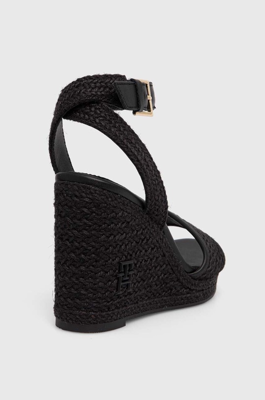 Obuća Sandale Tommy Hilfiger TH ROPE HIGH WEDGE SANDAL FW0FW07926 crna