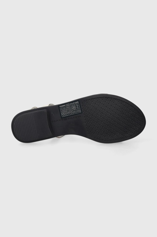 Tommy Hilfiger sandały skórzane TH FLAT SANDAL FW0FW07930