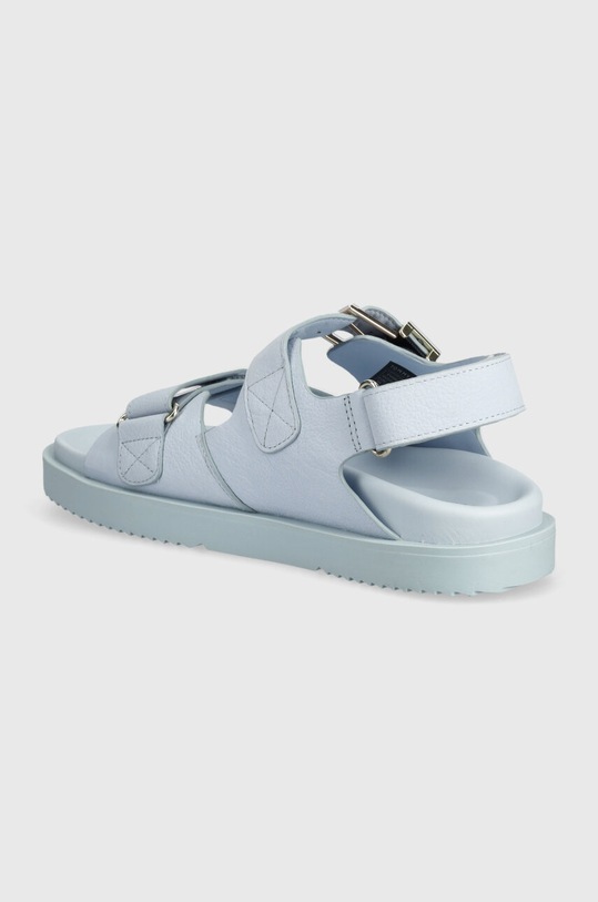 Obuwie Tommy Hilfiger sandały nubukowe TH HARDWARE NUBUCK SPORTY SANDAL FW0FW08038 niebieski