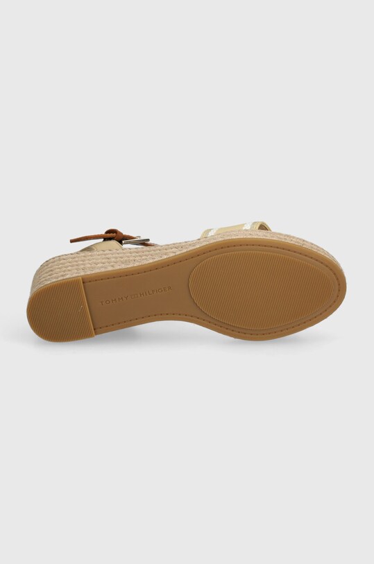 Σανδάλια Tommy Hilfiger WEBBING WEDGE SANDAL FW0FW08044 μπεζ