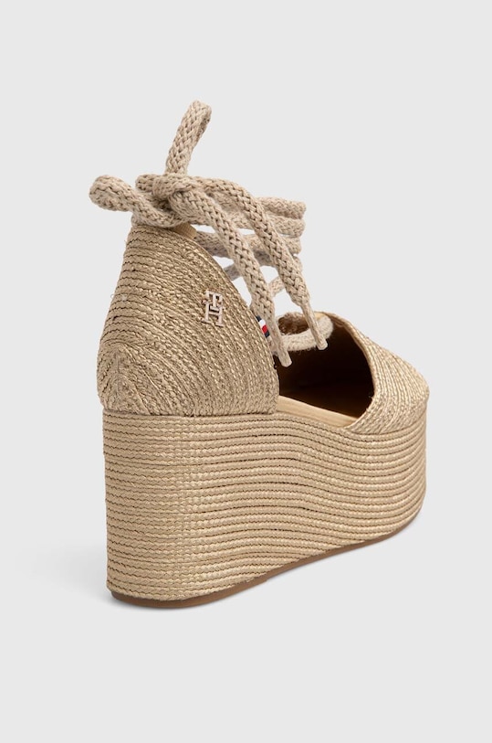 Παπούτσια Εσπαντρίγιες Tommy Hilfiger CLOSED TOE GOLD FLATFORM FW0FW08050 χρυσαφί