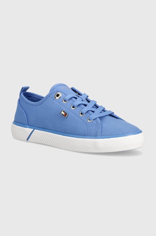 Tommy Hilfiger scarpe da ginnastica VULC CANVAS SNEAKER flat blu FW0FW08063