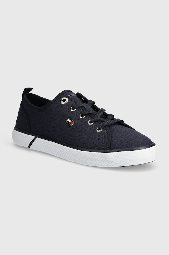 Tommy Hilfiger scarpe da ginnastica VULC CANVAS SNEAKER flat blu navy FW0FW08063
