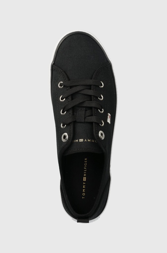 Tommy Hilfiger tenisówki VULC CANVAS SNEAKER czarny FW0FW08063