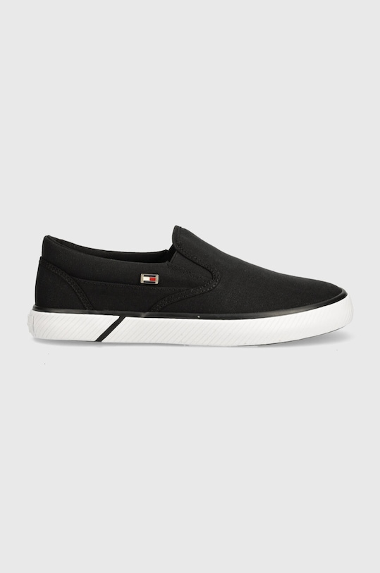 Tenisky Tommy Hilfiger VULC CANVAS FW0FW08065 čierna SS24
