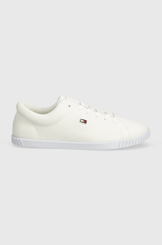 Αθλητικά Tommy Hilfiger FLAG LACE UP SNEAKER KNIT FW0FW08074 λευκό SS24