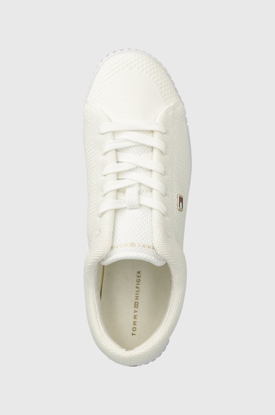 Αθλητικά Tommy Hilfiger FLAG LACE UP SNEAKER KNIT λευκό FW0FW08074