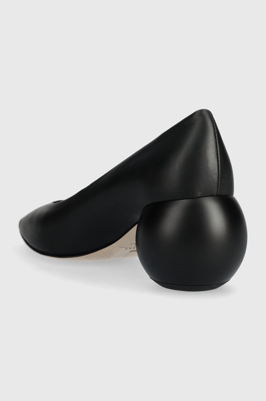 Obuwie Weekend Max Mara czółenka skórzane Jock 2415521074600.BLACK czarny